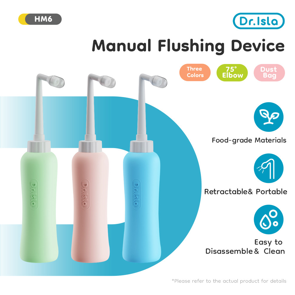 Dr.isla Bidet Portable 500ml Travel HM6 untuk Wanita Bersalin Bayi Wasir