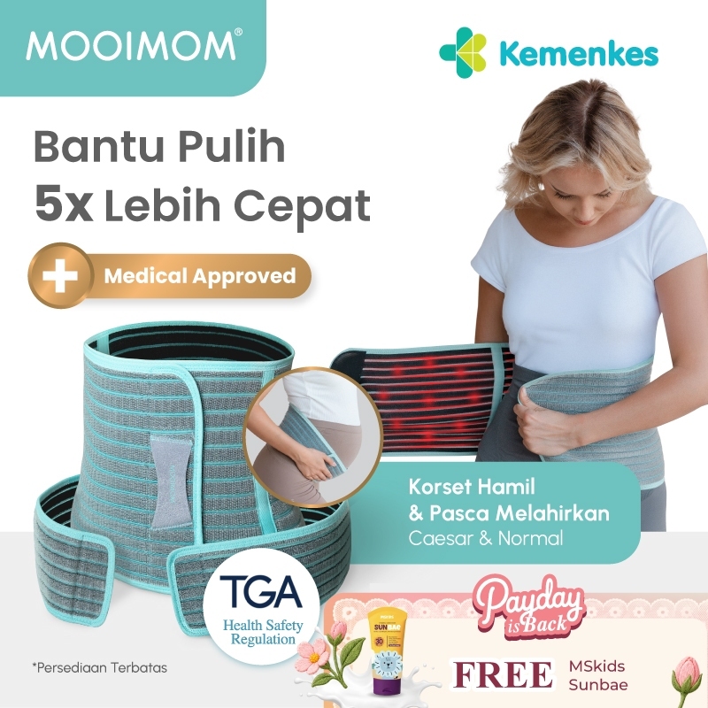 MOOIMOM Bamboo Korset 2in1 Medis