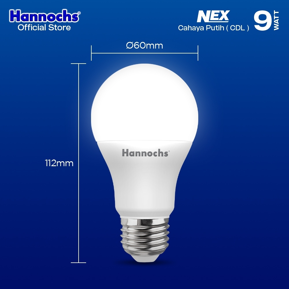 Bohlam LED Hannochs NEX 9W Daylight Foto 3