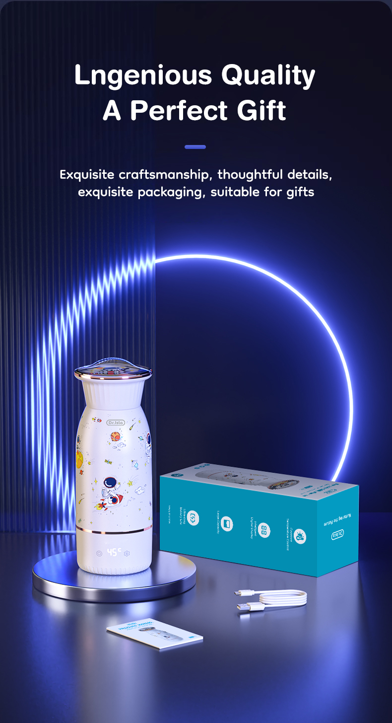 Dr.isla Termos Pemanas Air Listrik Portable N39 Wireless 500ml Stainless Steel SUS316L Foto 7