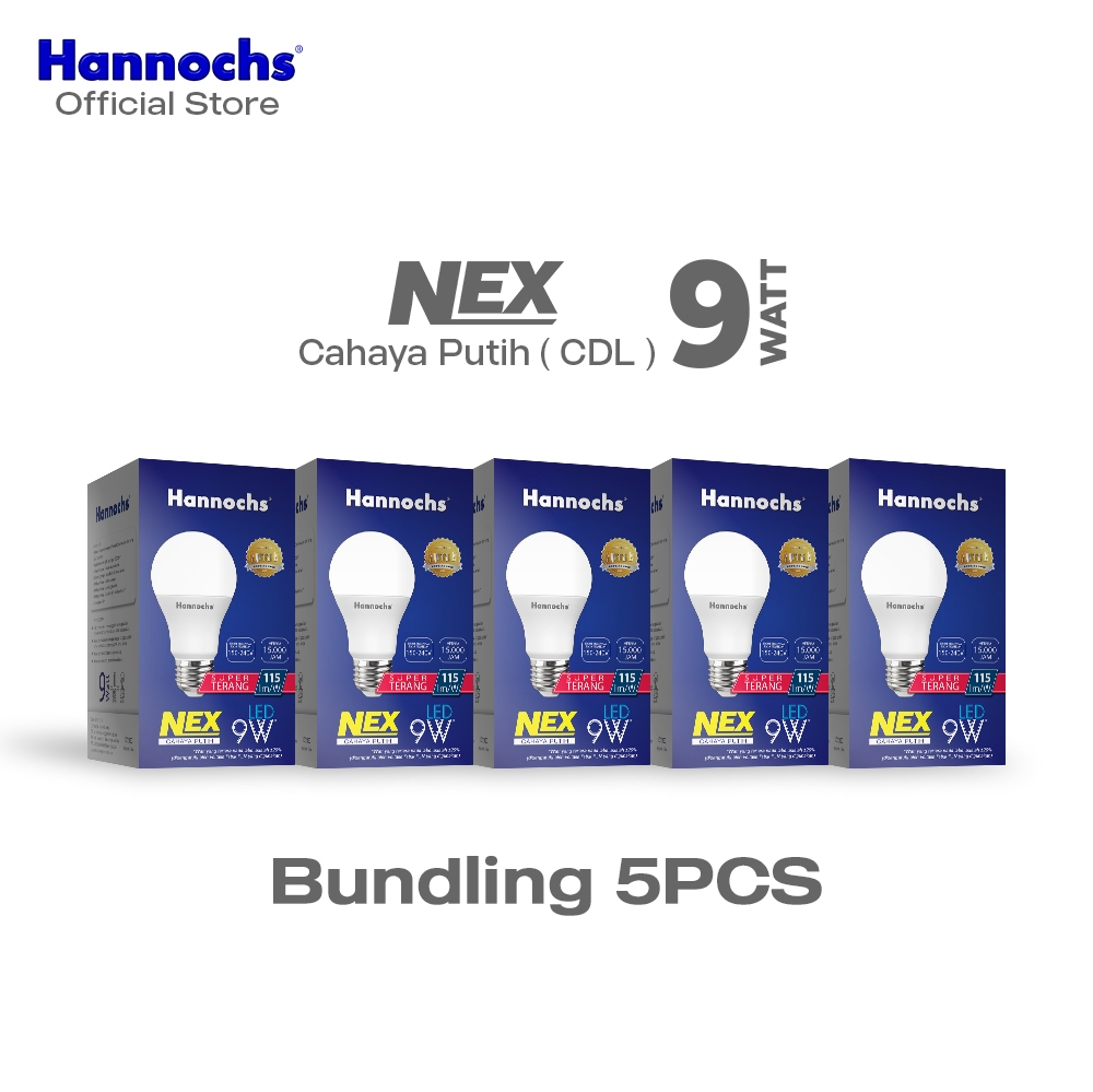 Bohlam LED Hannochs NEX 9W Daylight